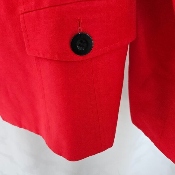 ***Evan-Picone Vibrant Red Blazer*** Timeless Design - Picture 7 of 11